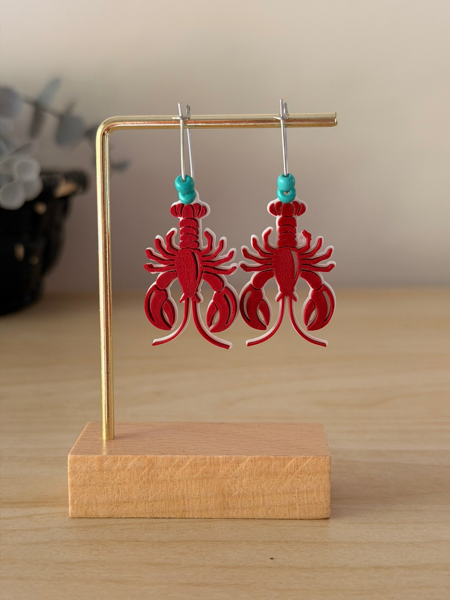 3D Printed Σκουλαρίκια "Αστακός"
