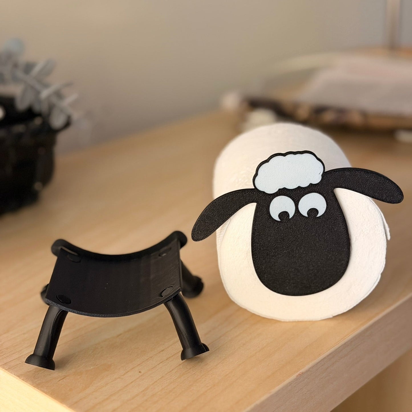 3D Printed Βάση για Χαρτί Υγείας «Ultimate Sheep»