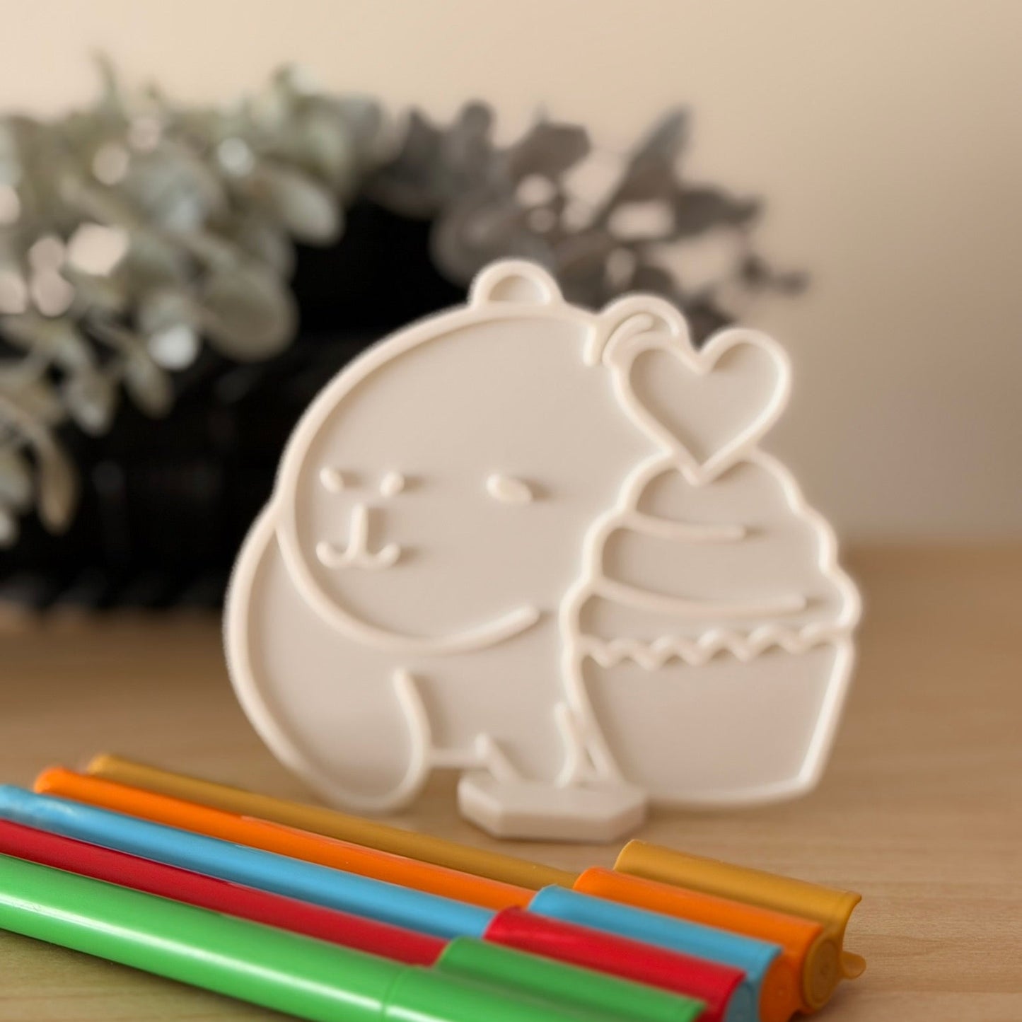 3D Printed Πάνελ για zωγραφική με stand-Καπιμπάρα