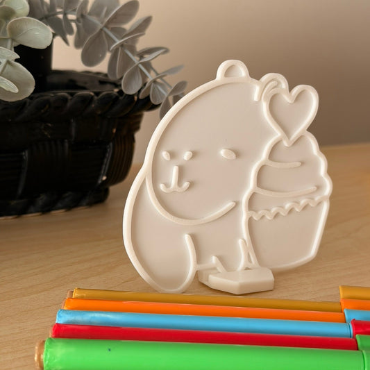 3D Printed Πάνελ για zωγραφική με stand-Καπιμπάρα