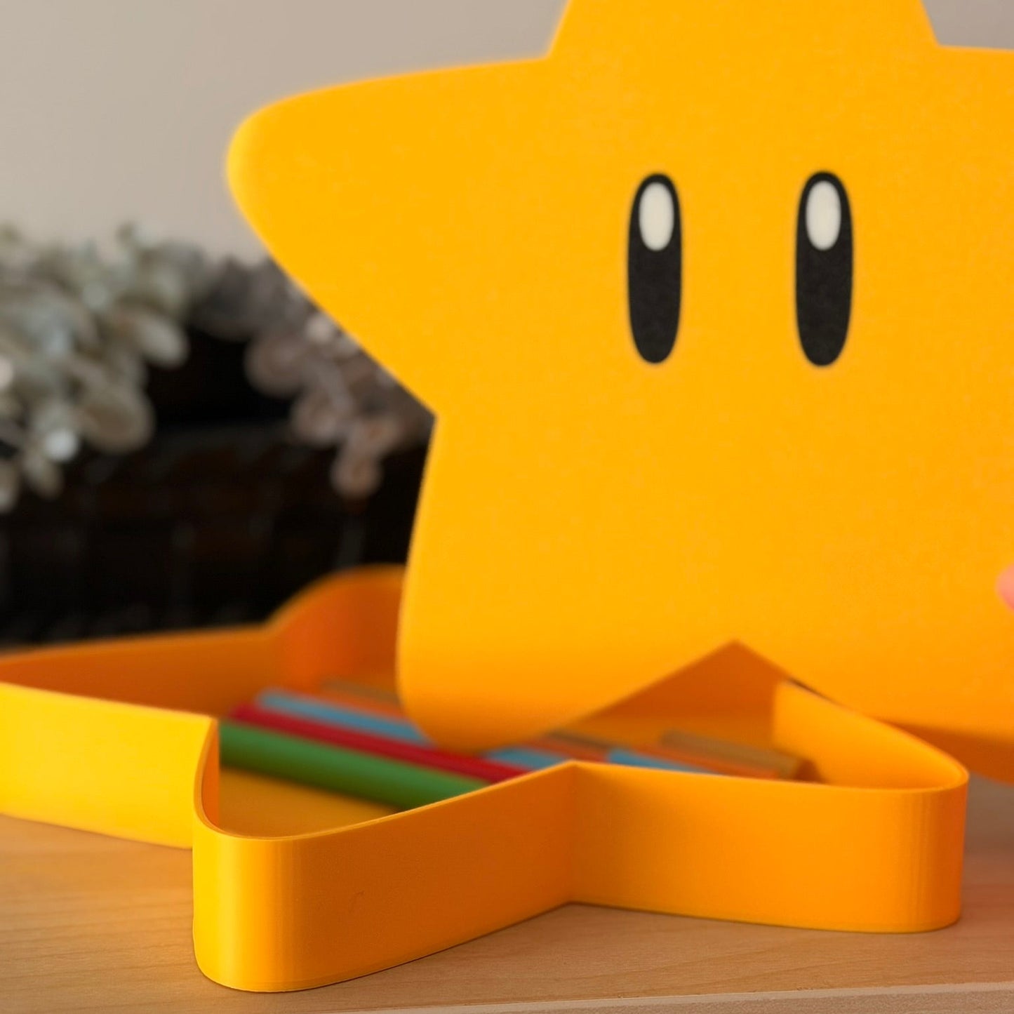 3D Printed Super Mario Star Stand & Κουτί Αποθήκευσης