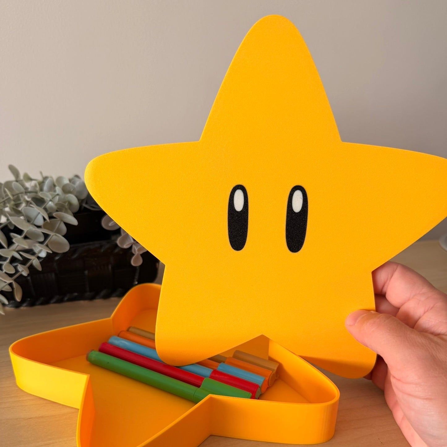 3D Printed Super Mario Star Stand & Κουτί Αποθήκευσης