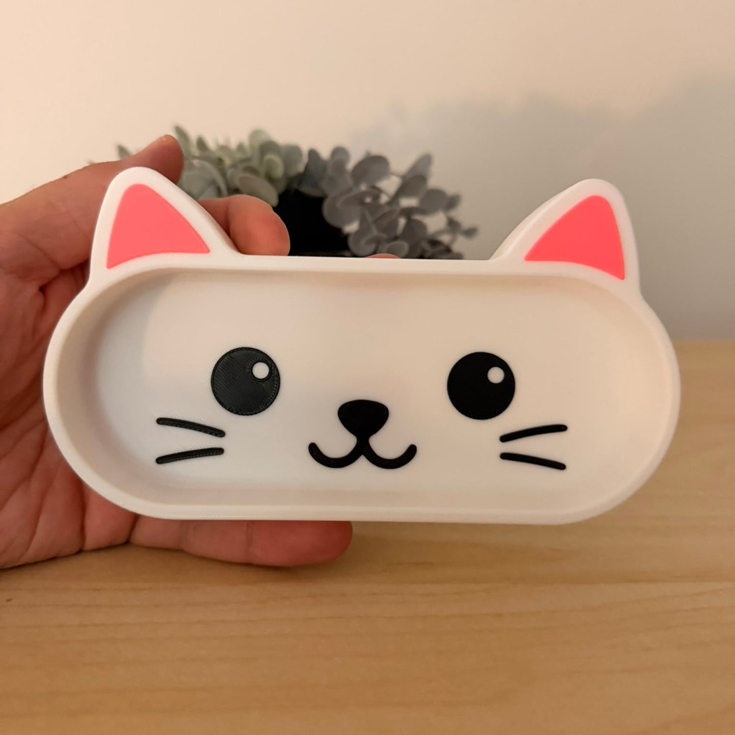 3D Printed Βάση Γυαλιών | Stand μικροαντικειμένων  "Cute Cat"