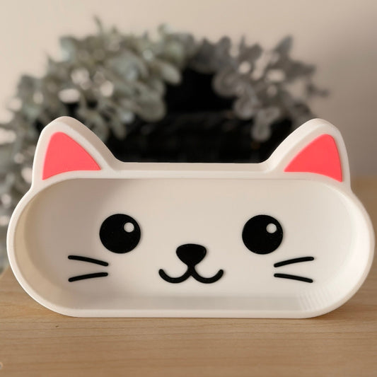 3D Printed Βάση Γυαλιών | Stand μικροαντικειμένων  "Cute Cat"