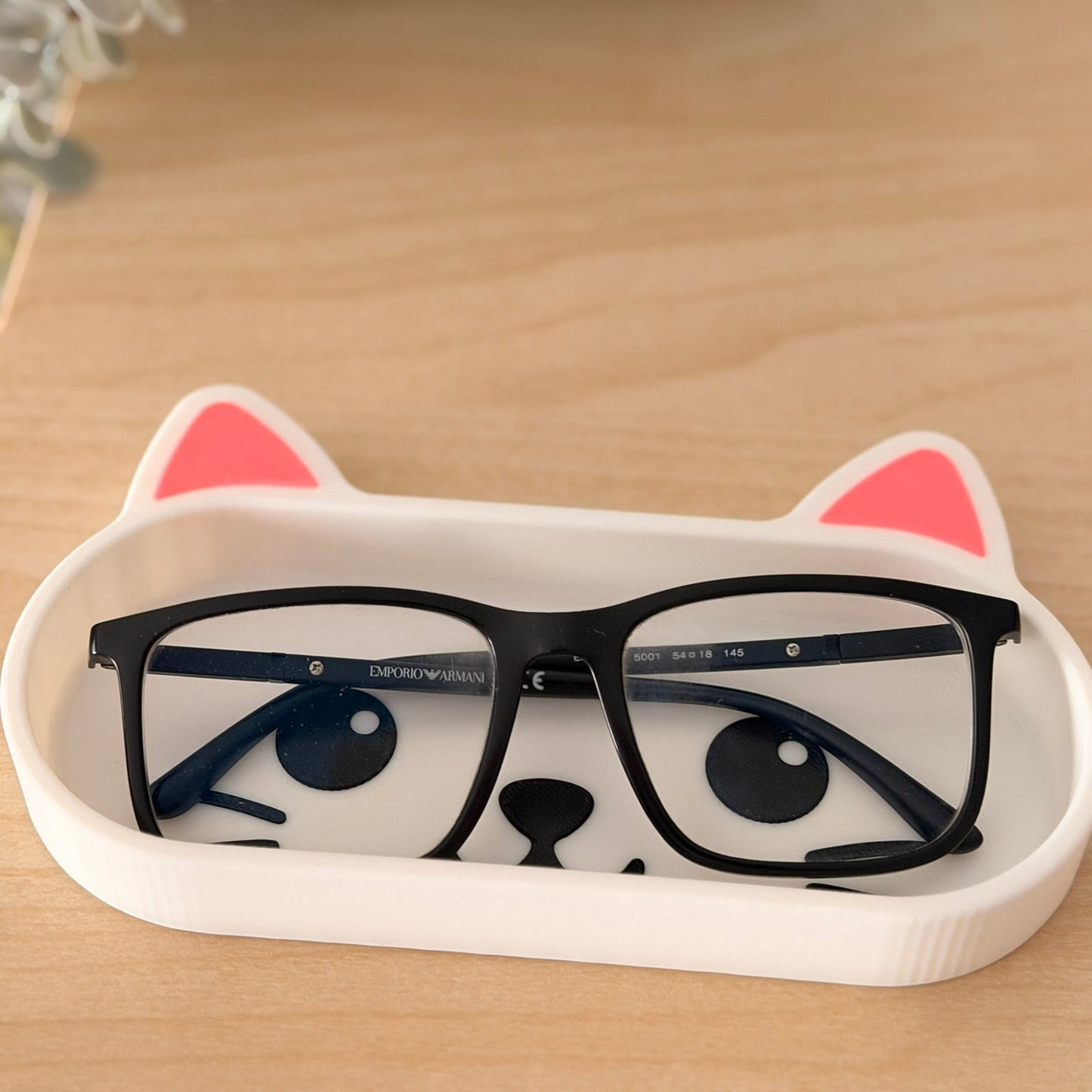 3D Printed Βάση Γυαλιών | Stand μικροαντικειμένων  "Cute Cat"