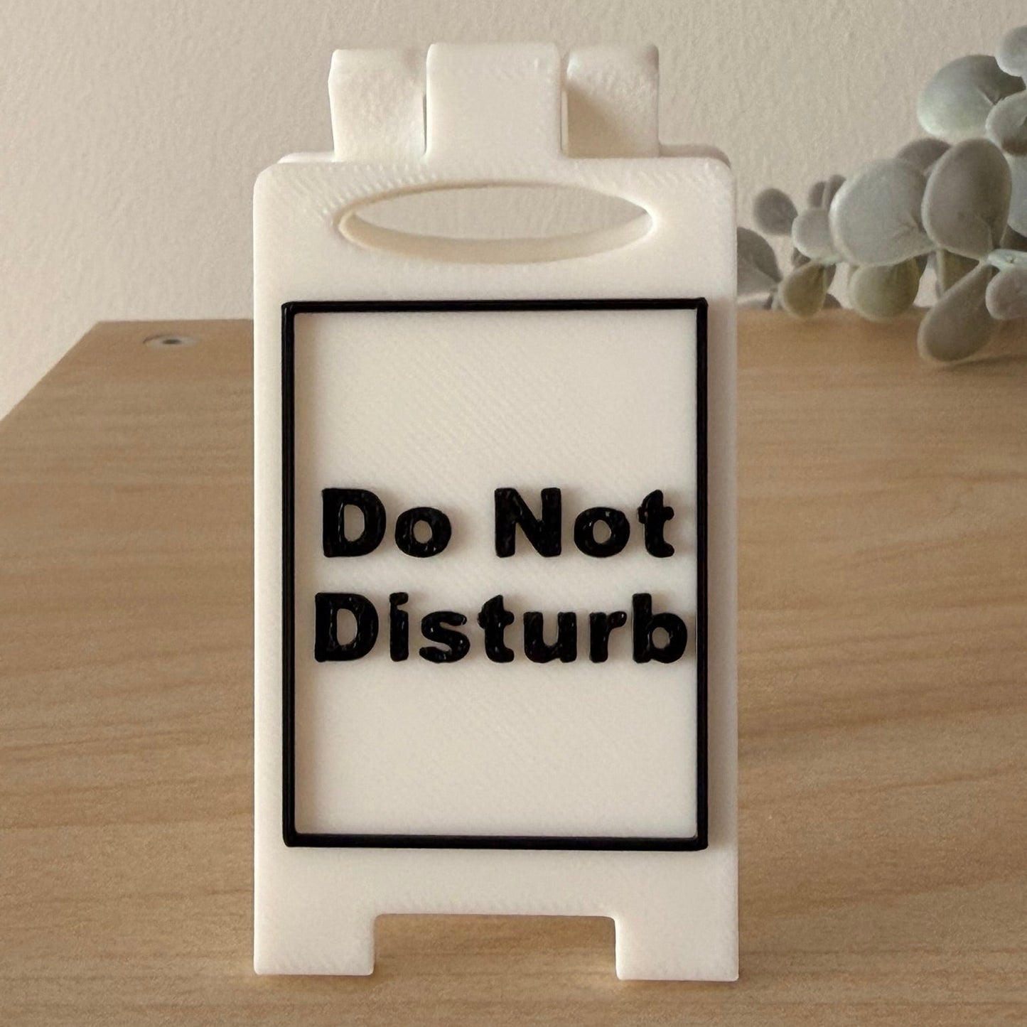 Mini 3D Printed Επιτραπέζια Πινακίδα Γραφείου "Do Not Disturb"