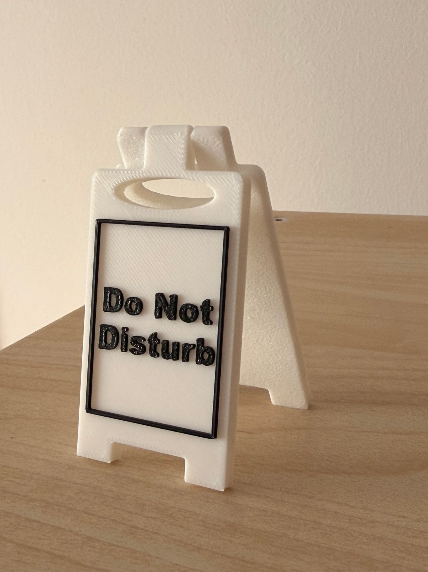 Mini 3D Printed Επιτραπέζια Πινακίδα Γραφείου "Do Not Disturb"