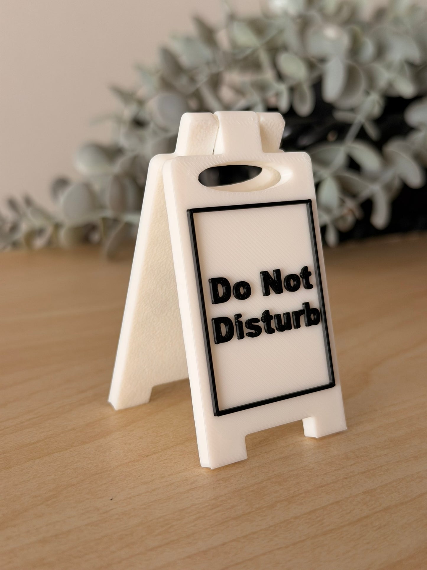 Mini 3D Printed Επιτραπέζια Πινακίδα Γραφείου "Do Not Disturb"