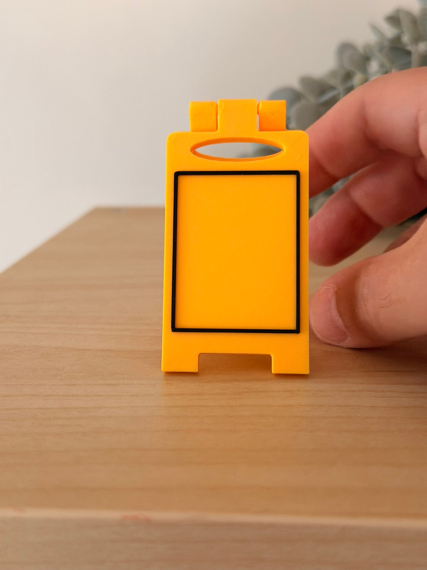 Mini 3D Printed Επιτραπέζια Πινακίδα Γραφείου με Δικό σας Κείμενο