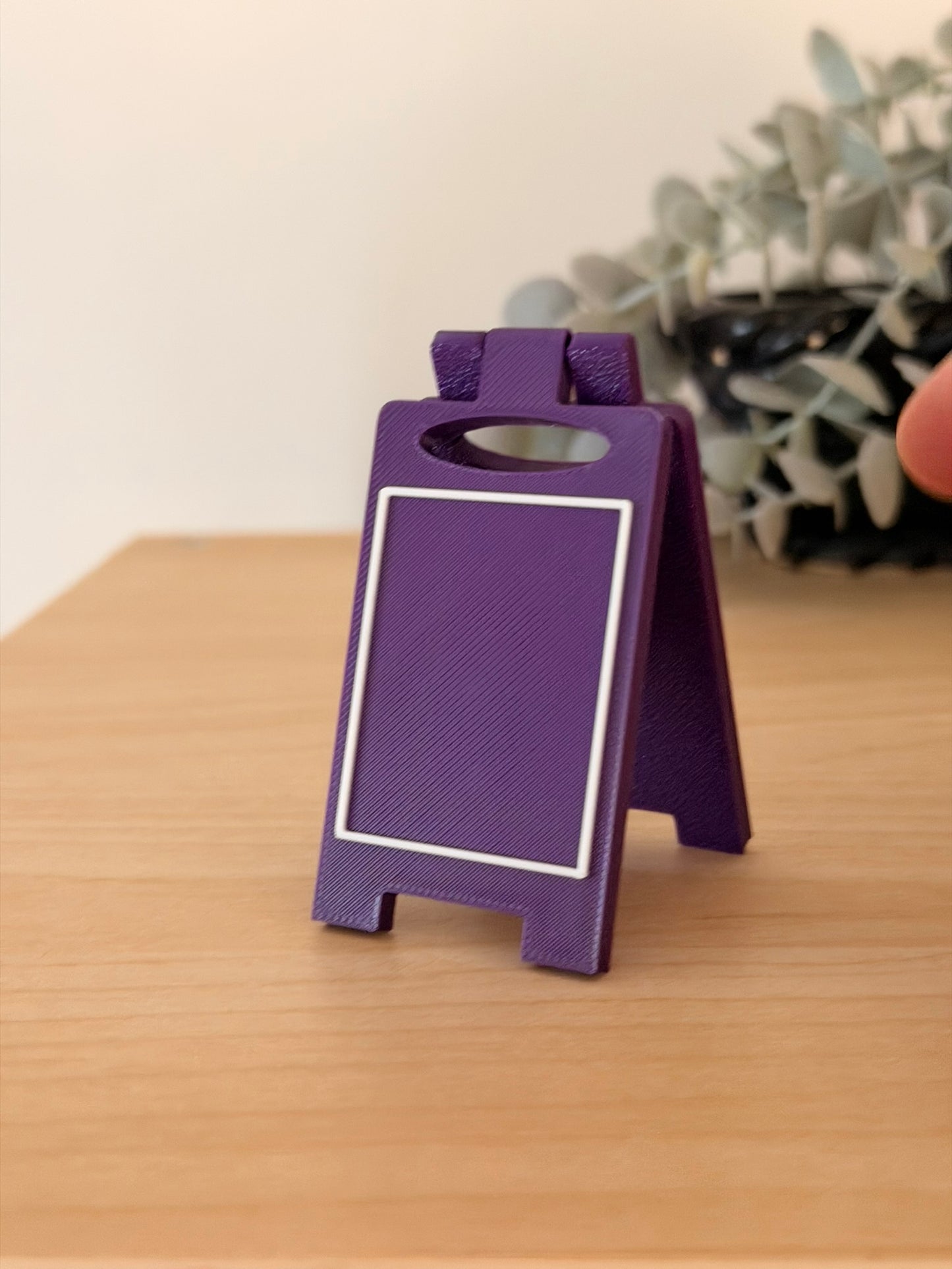 Mini 3D Printed Επιτραπέζια Πινακίδα Γραφείου με Δικό σας Κείμενο