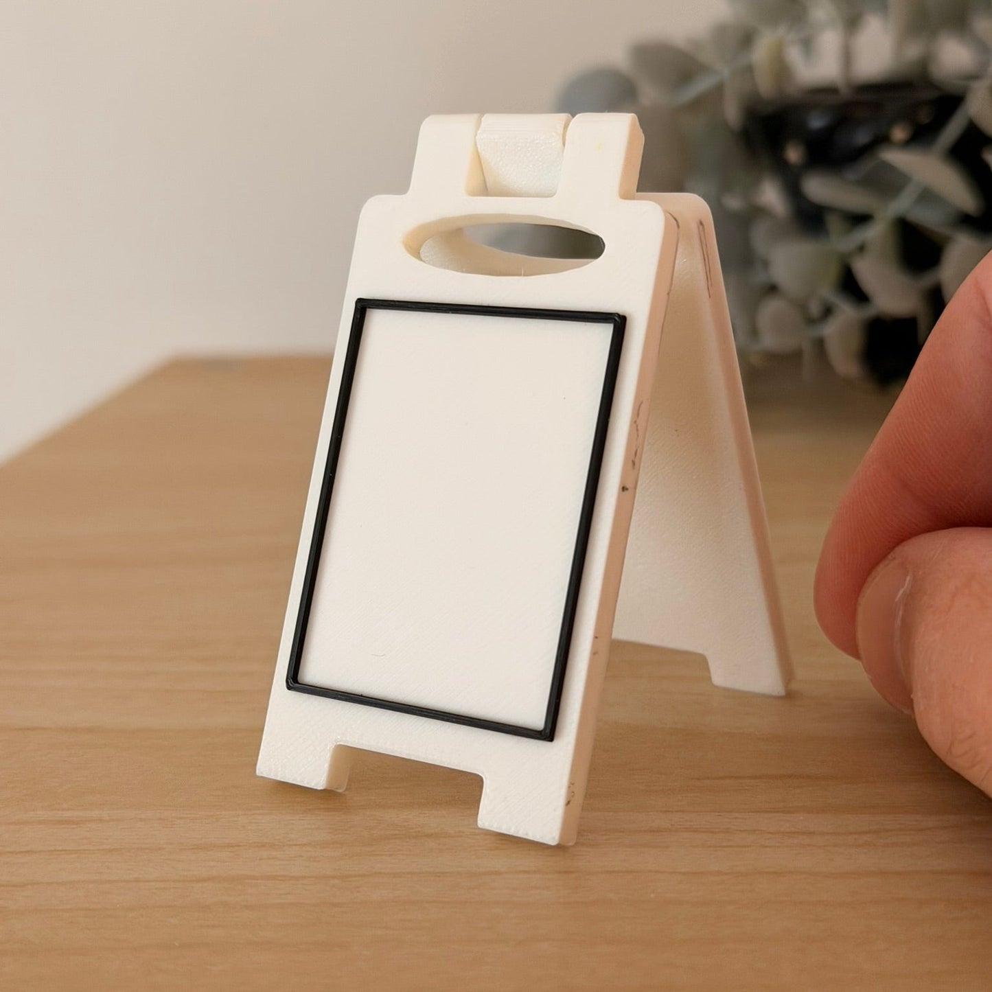 Mini 3D Printed Επιτραπέζια Πινακίδα Γραφείου με Δικό σας Κείμενο