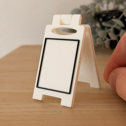 Mini 3D Printed Επιτραπέζια Πινακίδα Γραφείου με Δικό σας Κείμενο