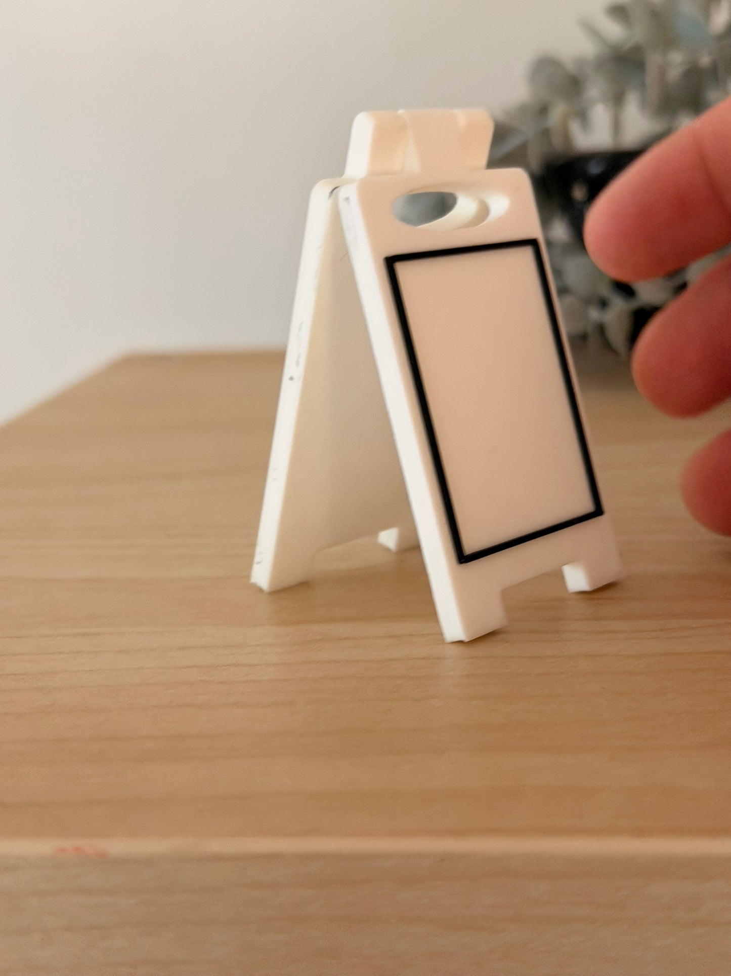 Mini 3D Printed Επιτραπέζια Πινακίδα Γραφείου με Δικό σας Κείμενο