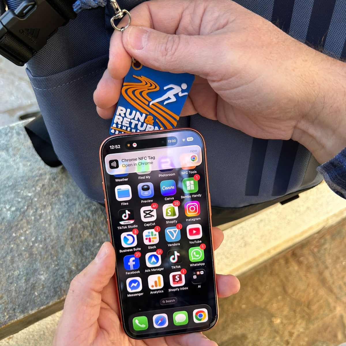 Smart NFC Sports Tag – Athens Marathon Limited Edition